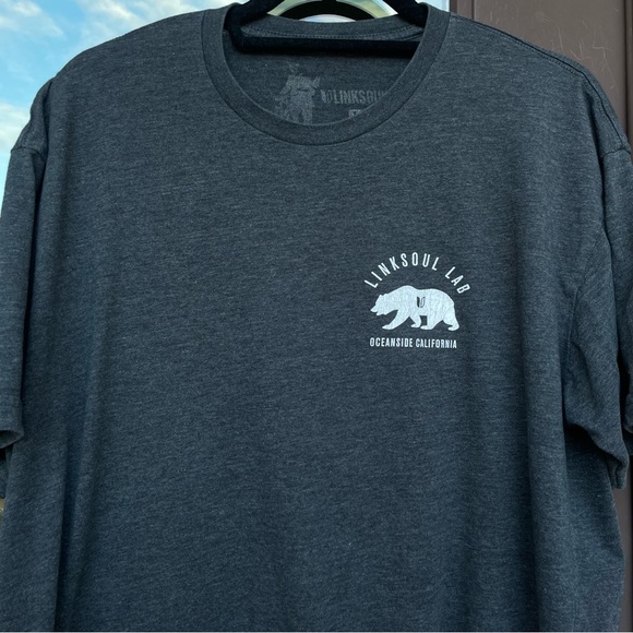 LINKSOUL LAB Oceanside CA Graphic Golf Tee L - Picture 1 of 7